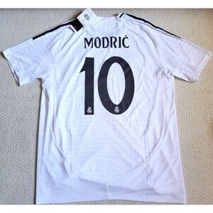 NWT Authentic Luka Modric Real Madrid 2024/25 Home Soccer Jersey,IX8095 XL